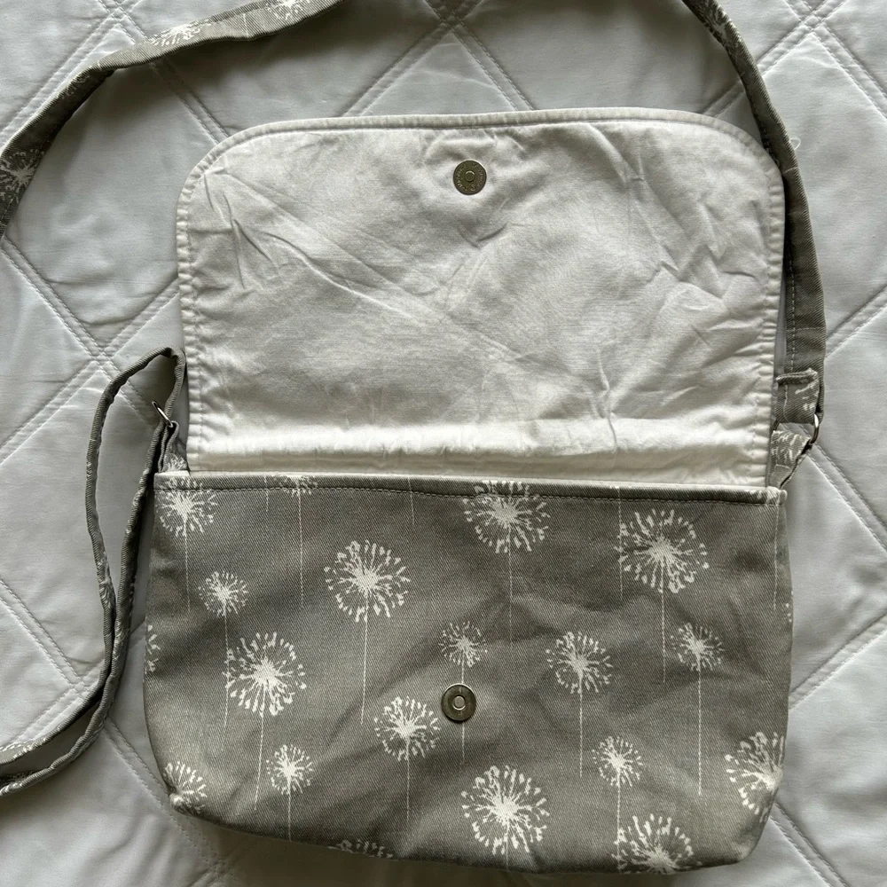 Gray Dandelion print Bag - Picture 2 of 5
